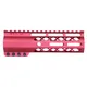 Guntec USA AirLok Series M-LOK Compression Free Floating Handguard w/Monolithic Top Rail 7in Red