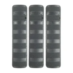 Battle Rail Cover 3-Pk Picatinny Polymer Black 6"