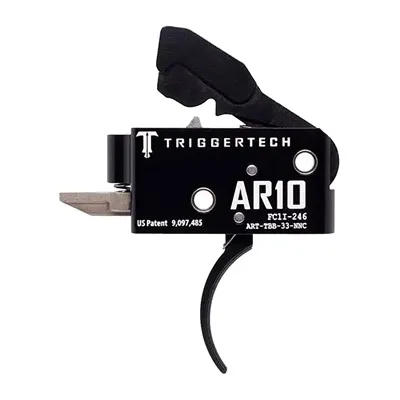 AR .308 Adaptable Trigger Black Curved Two-Stage