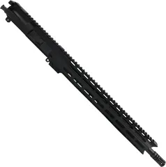 ABC RIFLE COMPANY AR 9mm Luger 16in Nitride Barrel Upper Receiver w/Custom 15in M-LOK And Charging Handle 1-10 Twist A2 Style Muzzle Brake Nitride