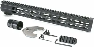 AT3 Tactical SPEAR M-LOK AR-15 Free Float Handguard 15 in Black