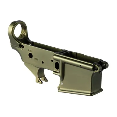 Stripped AR-15 Blemished Super Duty Lower 5.56mm 40mm Green
