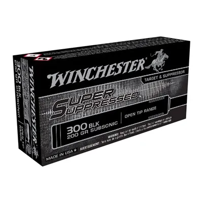 Super Suppressed 300 AAC Blackout 200gr Open Tip 20/Box