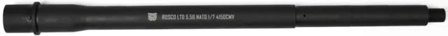 Rosco Manufacturing Husky AR-15 5.56x45mm NATO Threaded AR Barrel Phosphate/Chrome Mid Length Black 14.5in