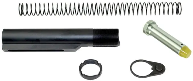 Presma AR15 Mil-Spec Buffer Tube Kit 6 Position Black