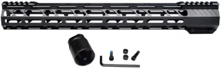 Kexuan M-LOK Free Float Handguard for .308 DPMS High Profile Uppers 17 in Black