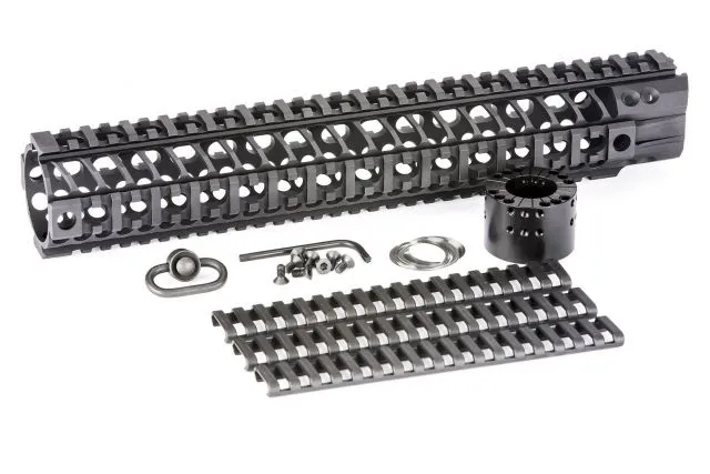 Spikes Tactical LW BAR2 Quad Rail 13.2in Black