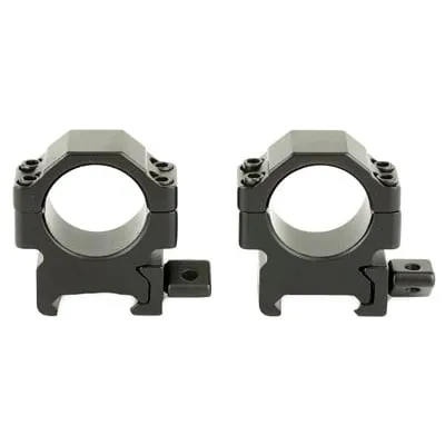 Leapers UTG Pro Max Strength Rings Fits Picatinny 1in LoW 2 pieces Black