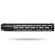 Lancer Systems LCH5 Gen 2 AR-15 Carbon Fiber Handguard 8 in Full Rail Black