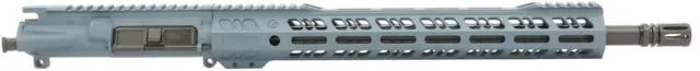 Grid Defense Complete Upper Receiver 9mm 9x19 Para 16 inch 4150 Light HBAR Barrel 1-10 Twist 14 inch M-LOK Rail A2 Flash Hider Blue Titanium