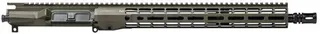 Aero Precision M4E1 Threaded Complete Upper Receiver 5.56 16in Mid-Length Barrel 1-7 Twist 15in ATLAS R-ONE Handguard A2 Flash Hider Cerakote OD Green