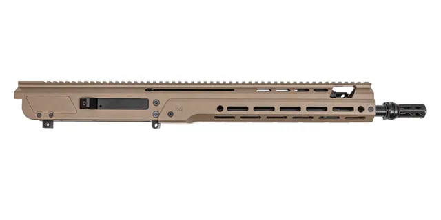 PSA JAKL-10 14.5" Rifle Upper .308 Win 1:10 with Huxwrx QD, Flat Dark Earth