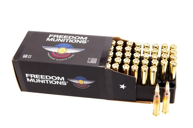 Freedom Munitions .223 55gr 50 Round Box New Ammo