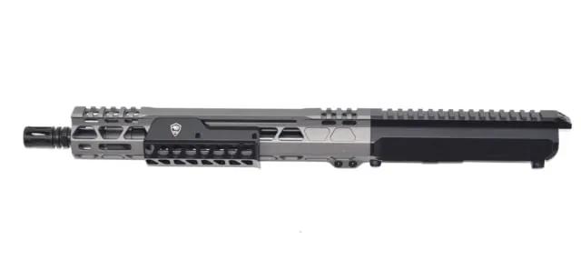 Bilson Arms BA-15FC 300 Blackout 12.5in Forward Complete Upper Assembly Pistol Length 1-7 Twist 5/8-24 TPI Tactical Grey/Graphite Black