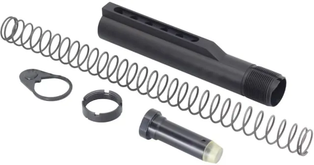 JE Machine Tech .308 Carbine Buffer Tube Combo DPMS LR308 Carbine / AR10 Carbine Length Buffer Tube Black PS-BTM Combo-308