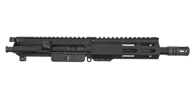 PSA 7.5" 300AAC Blackout Nitride 6" Lightweight Hex M-LOK Upper With BCG & CH
