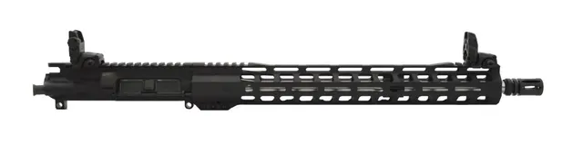 PSA 16" Mid-Length 5.56 NATO 1/7 Stainless Pencil 15" Lightweight M-LOK Upper With MBUS Sight Set - No BCG or CH - 5165448127