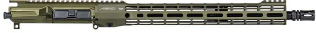 Aero Precision Complete Upper Receiver M4E1-T SM-15 5.56x45mm NATO 16in Government Mid Length 1 in 7 1/2 x 28 15in A2 Flash Hider Anodized OD Green