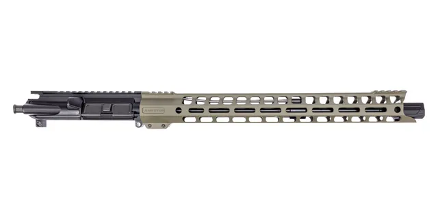 PSA 16" 5.56 NATO 17" LSA Grunt M-LOK Upper With Linear Comp - No BCG or CH; Sniper Green