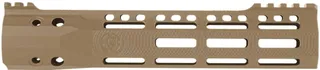 Troy Industries X Series Free Float M-LOK Handguard AR-15 Aluminum Battle Rail FDE 9.25in
