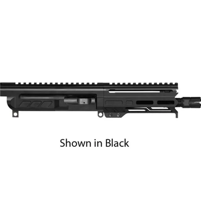CMMG DISSENT Upper Receiver 9mm 6.5in 1-10 Twist 1/2x28 Thread Zeroed Linear Compensator Anodized Black