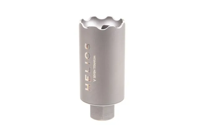 V Seven Helios Muzzle Device - Raw Ti