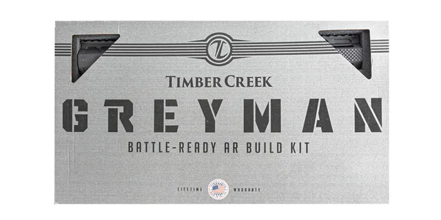 Timber Creek Greyman Complete AR-15 Build Kit, Stealth