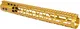 Guntec USA Air Lite M-LOK System Free Floating Handguard With Monolithic Top Rail 15in Anodized Gold