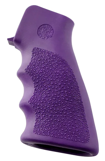 Hogue Grip w/ Finger Grooves for AR-15/M-16 Rifles, Purple