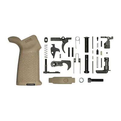 Lower Parts Kit W/ MOE Grip For AR-15 FDE