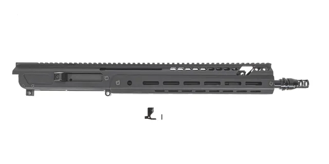 PSA JAKL 14.5" Rifle length Upper Assembly 5.56 NATO 1:7 Nitride w/Knurled CH, BCG & KeyMicro, Black