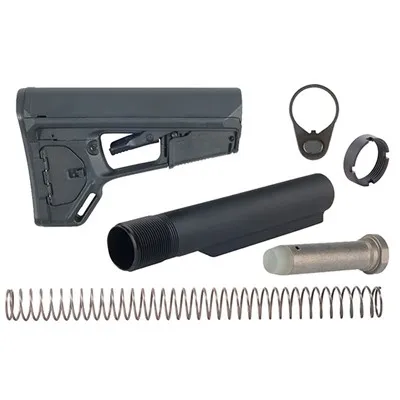 AR-15 ACS-L Mil-Spec Collapsible Stock Assembly Black