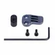 Guntec USA AR-15 / AR-308 Extended Mag Catch Paddle Release Anodized Grey