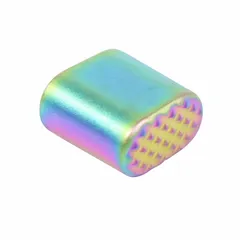 Guntec USA AR-15 Extended Mag Button Matte Rainbow PVD Coated