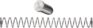 Maxim Defense Industries CQB Buffer & Spring - STD - 3.3 oz. Silver/Blue