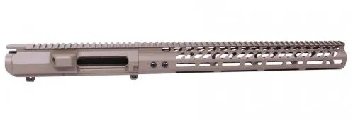 Guntec USA AR .308 Stripped Billet Upper Receiver w/15in Ultralight Series M-LOK Handguard Flat Dark Earth