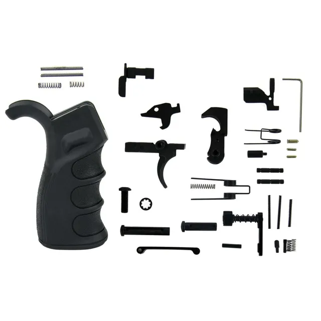 Tacfire Lower Parts Kit for AR-10 308 Pistol, Black