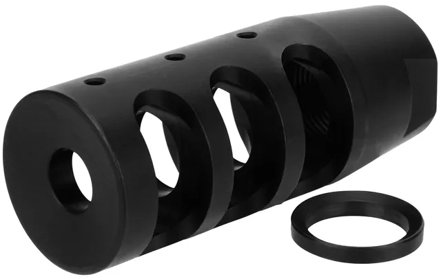 Tacfire 1/2-28 Compact Compensator, .223 Rem/5.56, Nitride Black