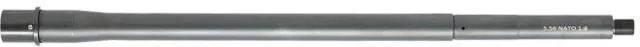 Lead & Steel AR-15 5.56mm Threaded AR Barrel 18in Government Rifle Length 1-7 Twist 1/2x28 Nitride Black