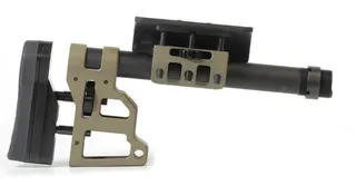MDT Skeleton Carbine Stock Adjustable Cheek Pad 9.75 inch FDE