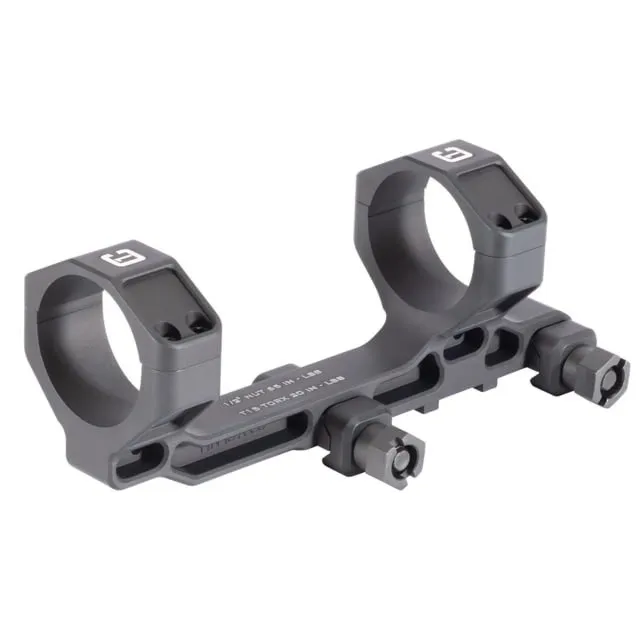 C.O.M.M. 30mm Riflescope Rings Medium 1.54in, Black