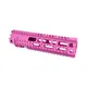 AT3 Tactical AR-15 Pro Quad Rail Free Float Handguard Pink 9in