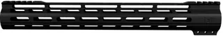 ABC RIFLE COMPANY Super Slim Free Float Hybrid Top Cut AR-15 M-LOK Handguard 15in Cerakote Black
