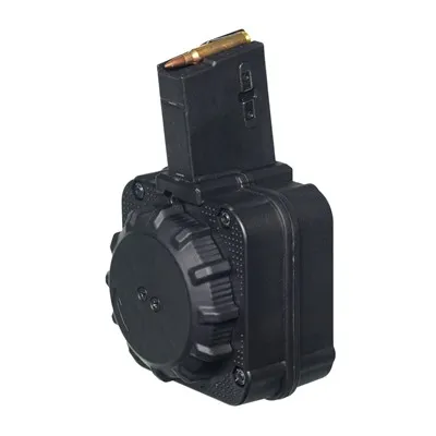 AR-15 Drum Magazine 5.56mm Polymer Black