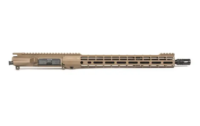 Aero Precision M4E1-T Complete Upper Receiver Threaded 5.56x45mm Mid Pencil 16in Barrel ATLAS S-ONE 15in Handguard M-LOK Cerakote Flat Dark Earth