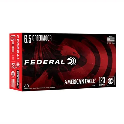 American Eagle 6.5 Creedmoor 123gr Open Tip Match 200/Case