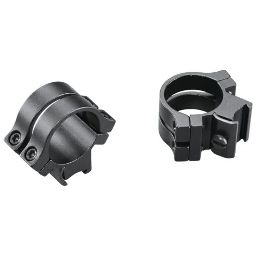 Weaver Quad Lock Tip Off .22 1" Extra Extra High Rings Fits 3/8" Dovetail Matte Finish Black