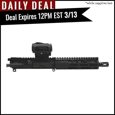 PSA 7.5" 5.56 NATO 1:7 Phosphate 7" Slim M-LOK Upper With BCG, CH, & Vortex Sparc Red Dot Optic