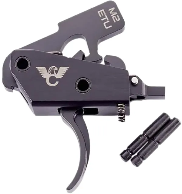 Wilson Combat Enhanced Trigger Unit Curved 4lb-4.5lb Black