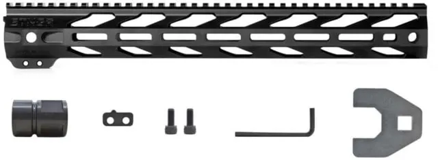 STNGR VYPR M-LOK Free Float Handguard for AR15/M4 Anodized Black 15in
